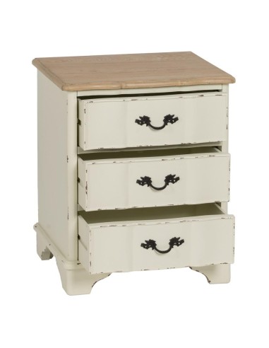 MESITA NATURAL-CREMA MADERA 50 X 40 X 60 CM