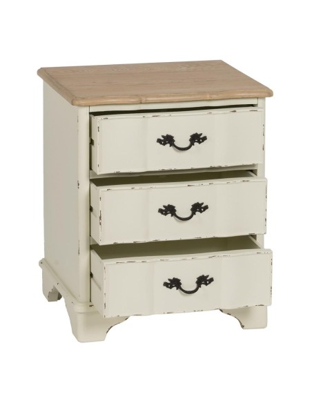 MESITA NATURAL-CREMA MADERA 50 X 40 X 60 CM