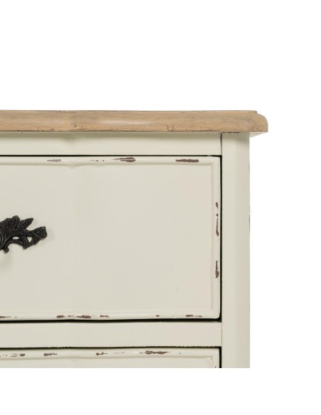 MESITA NATURAL-CREMA MADERA 50 X 40 X 60 CM