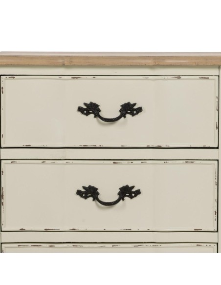 MESITA NATURAL-CREMA MADERA 50 X 40 X 60 CM