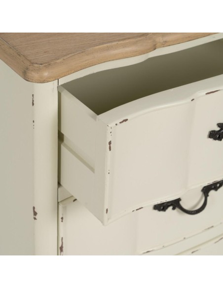 MESITA NATURAL-CREMA MADERA 50 X 40 X 60 CM