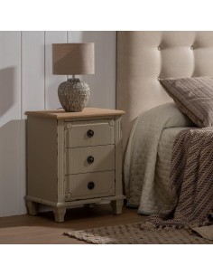 MESITA CREMA MADERA 48 X 36 X 61 CM 2