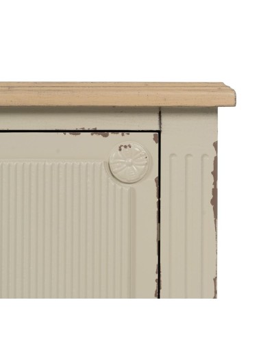 MESITA CREMA MADERA 48 X 36 X 61 CM