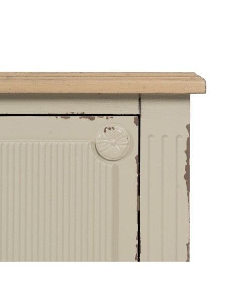 MESITA CREMA MADERA 48 X 36 X 61 CM