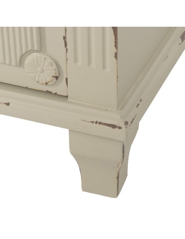 MESITA CREMA MADERA 48 X 36 X 61 CM