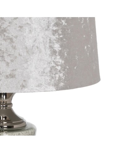 LÁMPARA MESA PLATA CRISTAL ILUMINACIÓN 38 X 38...