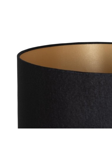 LÁMPARA MESA NEGRO-ORO CERÁMICA 35,50 X 35,50 X...