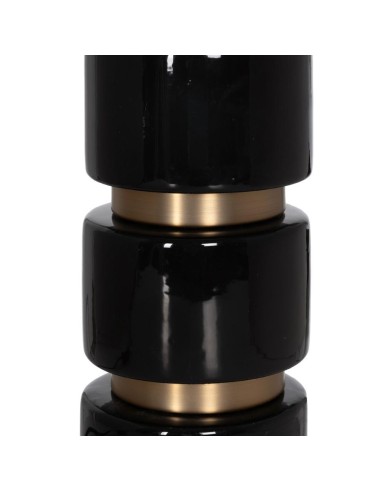 LÁMPARA MESA NEGRO-ORO CERÁMICA 35,50 X 35,50 X...