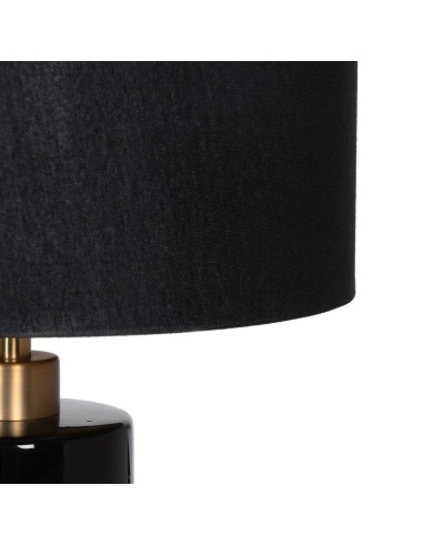 LÁMPARA MESA NEGRO-ORO CERÁMICA 35,50 X 35,50 X...