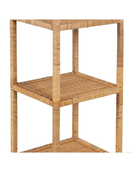 S/3 ESTANTERÍA NATURAL RATÁN SALÓN 30 X 30 X 109 CM