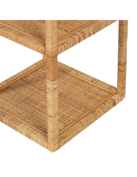S/3 ESTANTERÍA NATURAL RATÁN SALÓN 30 X 30 X 109 CM