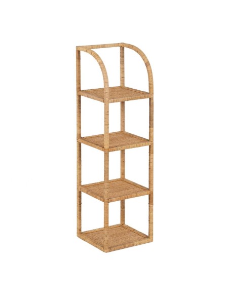 S/3 ESTANTERÍA NATURAL RATÁN SALÓN 30 X 30 X 109 CM