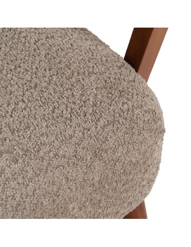 SILLÓN TAUPE TEJIDO-MADERA DECORACIÓN 56 X 56 X...