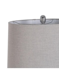 LÁMPARA SUELO PLATEADO METAL-CRISTAL 38 X 38 X 156 CM 2