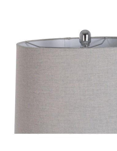 LÁMPARA SUELO PLATEADO METAL-CRISTAL 38 X 38 X...