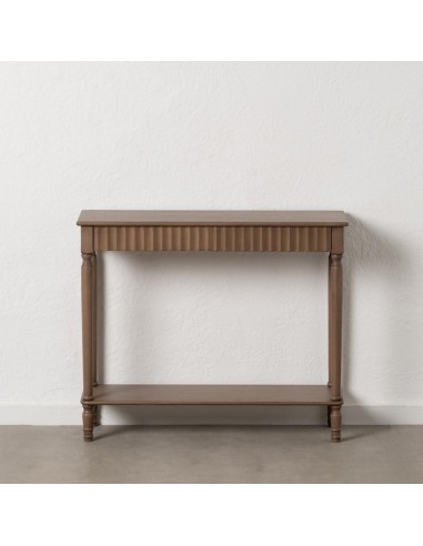 CONSOLA MARRÓN DM-MADERA 90 X 30 X 75 CM