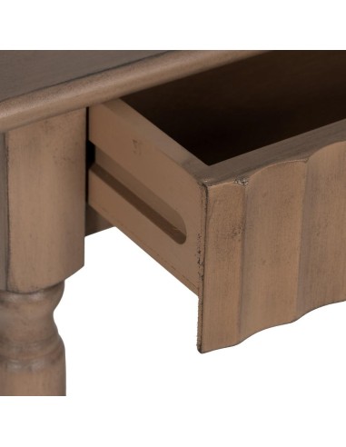 CONSOLA MARRÓN DM-MADERA 90 X 30 X 75 CM
