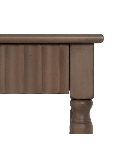 CONSOLA MARRÓN DM-MADERA 90 X 30 X 75 CM