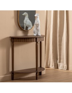 CONSOLA MARRÓN DM-MADERA 71 X 30 X 71 CM 2