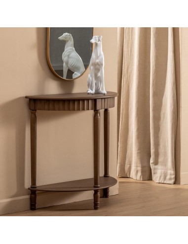 CONSOLA MARRÓN DM-MADERA 71 X 30 X 71 CM