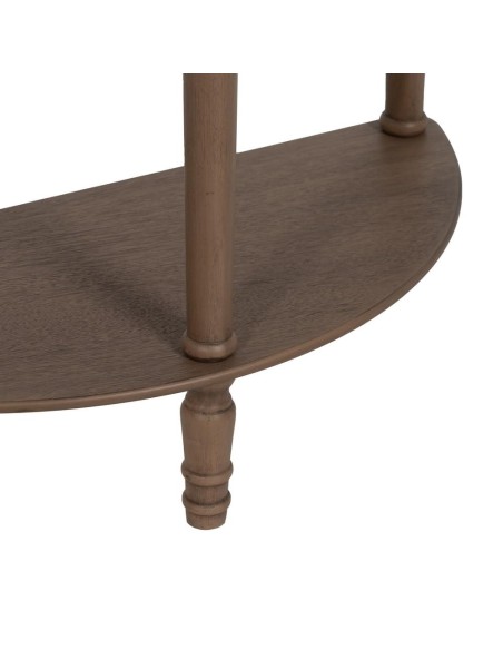 CONSOLA MARRÓN DM-MADERA 71 X 30 X 71 CM