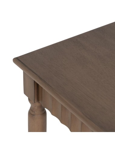 CONSOLA MARRÓN DM-MADERA 71 X 30 X 71 CM