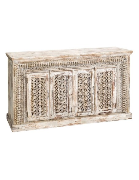 APARADOR "ORISSA" BLANCO ROZADO MADERA 187 X 45 X 100 CM