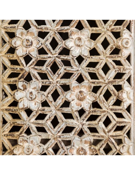 APARADOR "ORISSA" BLANCO ROZADO MADERA 187 X 45 X 100 CM