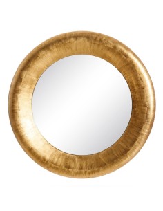 ESPEJO ORO PU/CRISTAL DECORACIÓN 127 X 7 X 127 CM