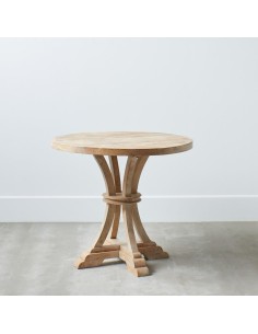 MESA COMEDOR NATURAL MADERA DE MANGO 85 X 85 X 76 CM