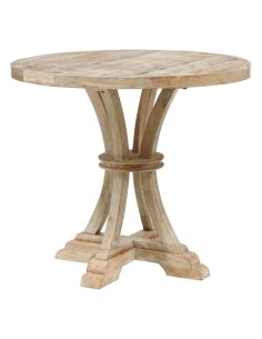 MESA COMEDOR NATURAL MADERA DE MANGO 85 X 85 X 76 CM 2