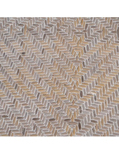 SILLA BEIGE-MARRÓN RATÁN 47 X 48 X 98,50 CM