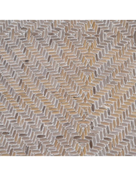 SILLA BEIGE-MARRÓN RATÁN 47 X 48 X 98,50 CM