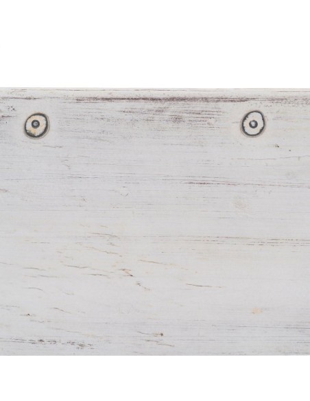 MESA CENTRO BLANCO ROZADO MADERA MANGO 177 X 100 X 50 CM