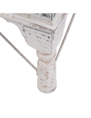 MESA CENTRO BLANCO ROZADO MADERA MANGO 177 X...