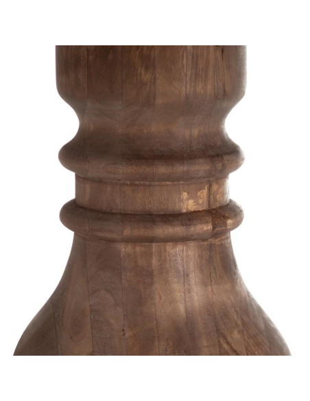 MESA COMEDOR NATURAL-NEGRO 140 X 140 X 75 CM