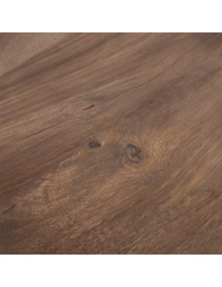 MESA COMEDOR NATURAL-NEGRO 140 X 140 X 75 CM