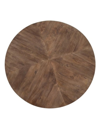 MESA COMEDOR NATURAL-NEGRO 140 X 140 X 75 CM