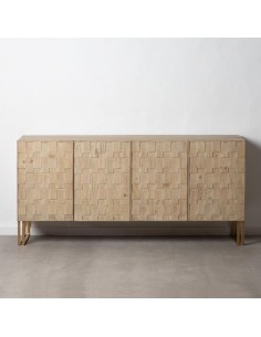 APARADOR CREMA MADERA-HIERRO SALÓN 180 X 45 X 84 CM