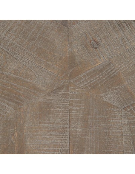 MESA CENTRO NEGRO MADERA-HIERRO SALÓN 80 X 80 X 43,50 CM