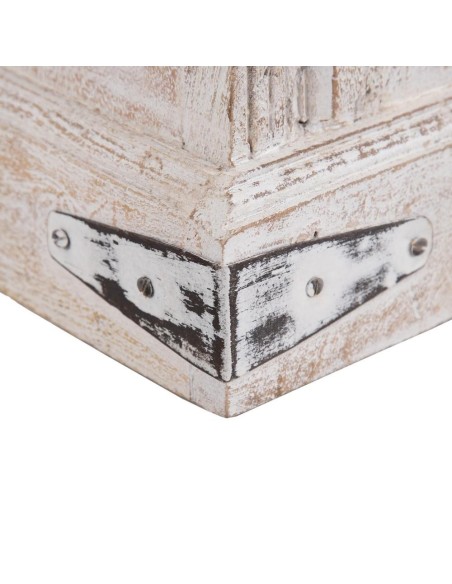 ARMARIO BLANCO ROZADO MADERA DE MANGO 100 X 40 X 180 CM