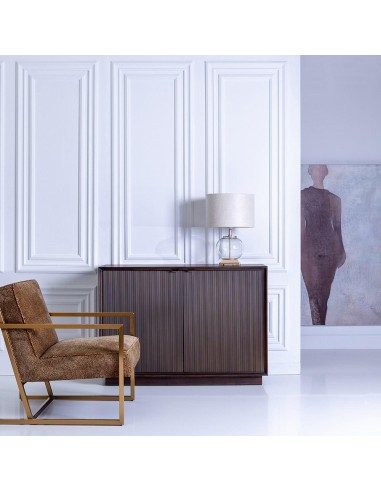 APARADOR MARRÓN OSCURO MADERA MINDI 120 X 43 X...