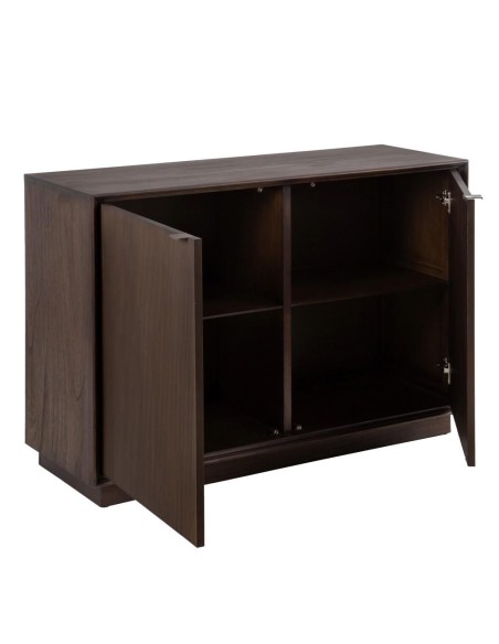 APARADOR MARRÓN OSCURO MADERA MINDI 120 X 43 X 85 CM