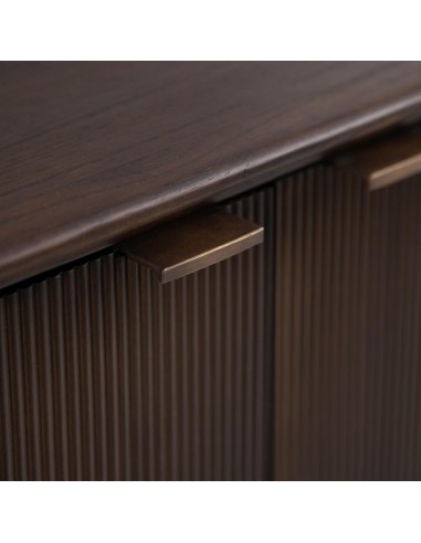 APARADOR MARRÓN OSCURO MADERA MINDI 120 X 43 X...