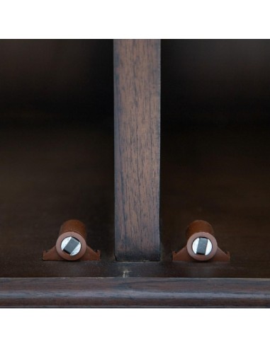 APARADOR MARRÓN OSCURO MADERA MINDI 120 X 43 X...