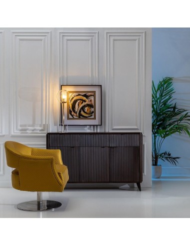 APARADOR MARRÓN OSCURO MADERA MINDI 140,50 X...