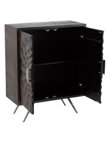 ARMARIO MARRÓN MADERA / METAL SALÓN 89 X 40 X...