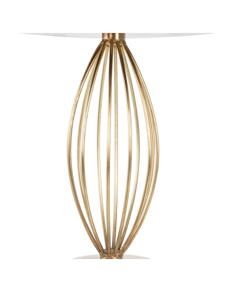 MESA AUXILIAR NATURAL-ORO MADERA-HIERRO 45,50 X 45,50 X 52,5