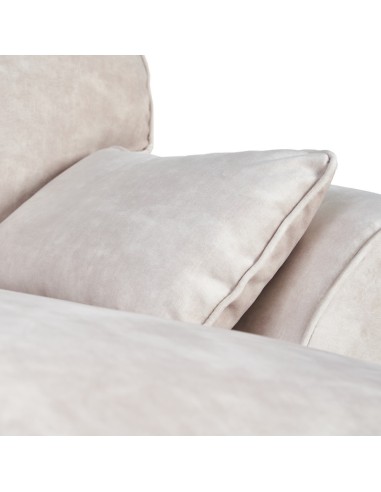 SOFÁ CHAISE LONGUE BEIGE TEJIDO SALÓN 114 X 155...