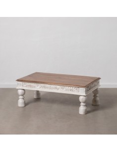MESA CENTRO NATURAL-BLANCO 120 X 70 X 45 CM